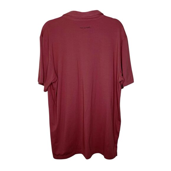 Travis Mathew Polo XL Golf Red River Shirt Athleisure Preppy Active Resortwear - Picture 6 of 8
